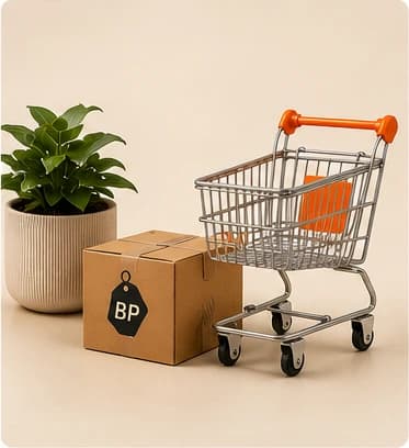Editorial lifestyle image representing fashion and accessory shopping