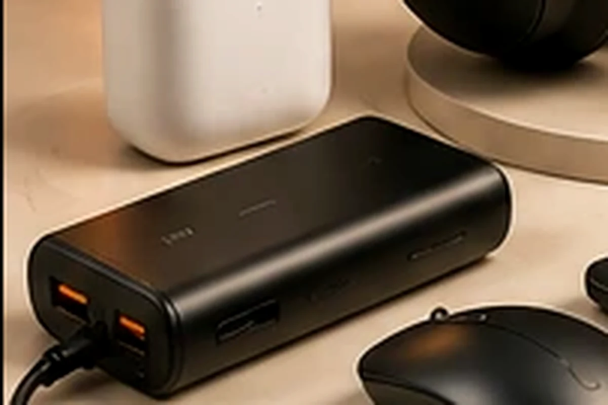 Editorial tech image featuring portable charging accessories; not the exact merchant product
